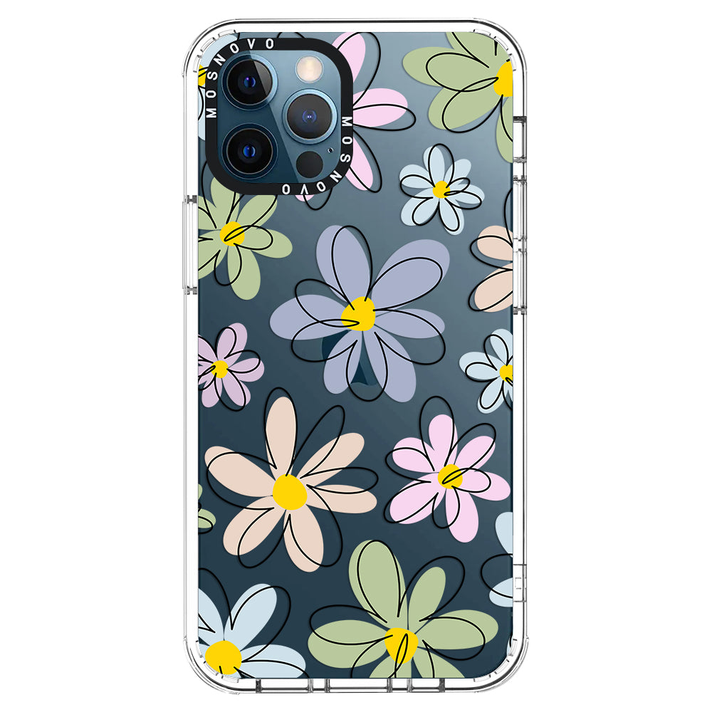 Linear Blooms Phone Case - iPhone 12 Pro Max Case