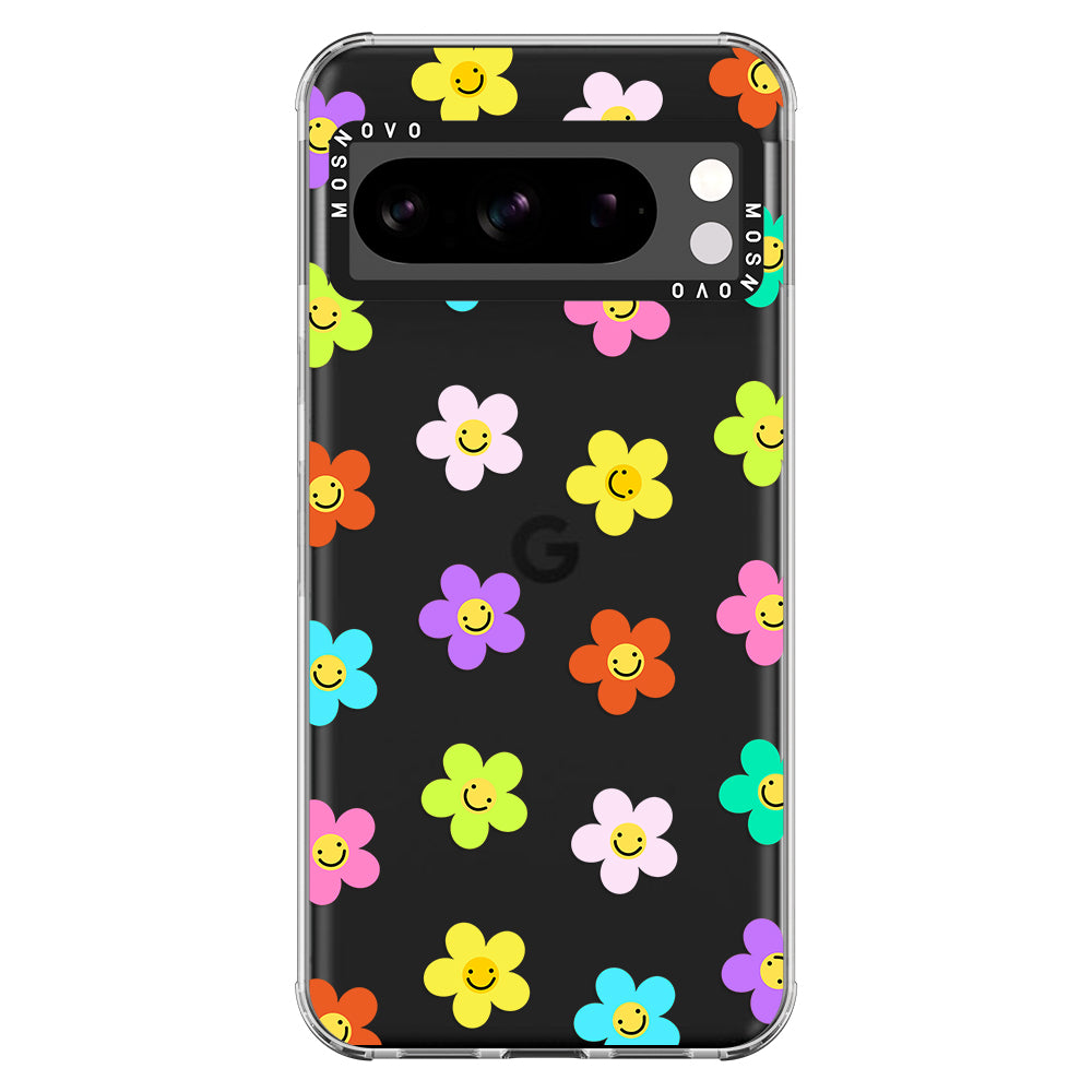 Smile Floral Phone Case - Google Pixel 8 Pro Case