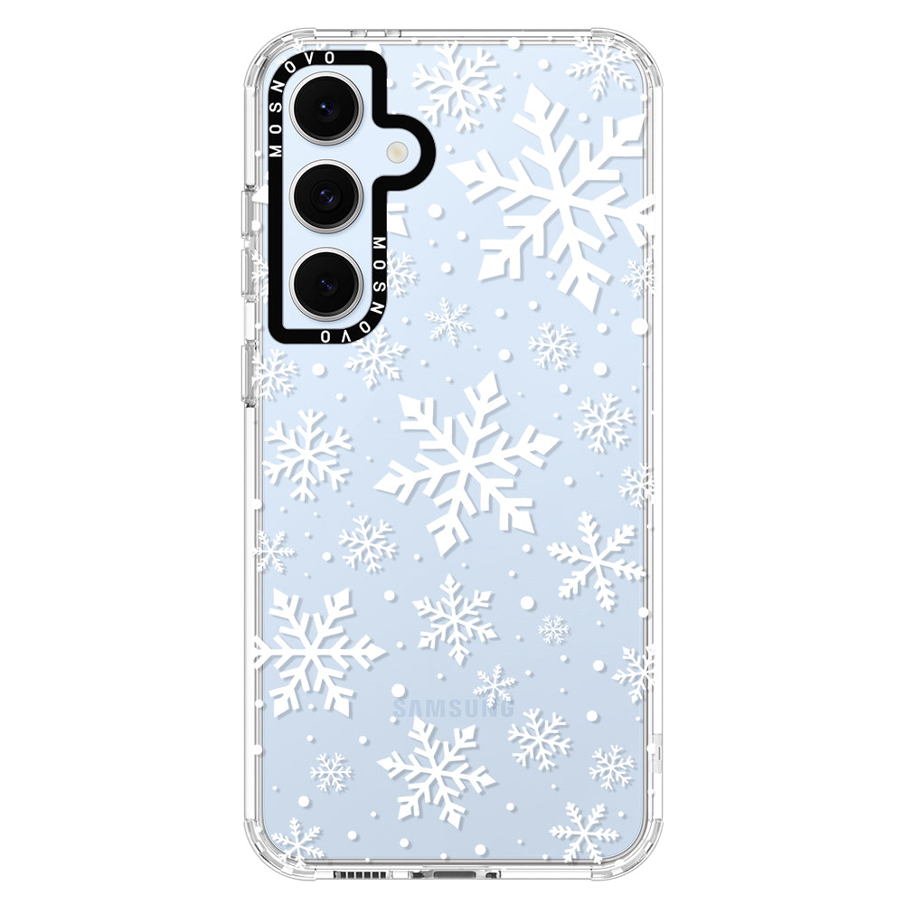 Snowflake Phone Case - Samsung Galaxy S24 FE Case - MOSNOVO