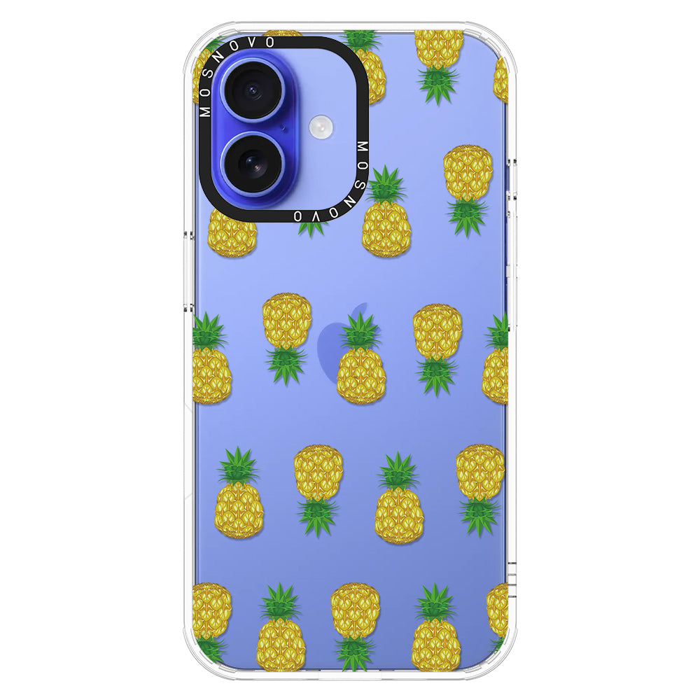 Cute Pineapples Phone Case - iPhone 16 Plus Case - MOSNOVO