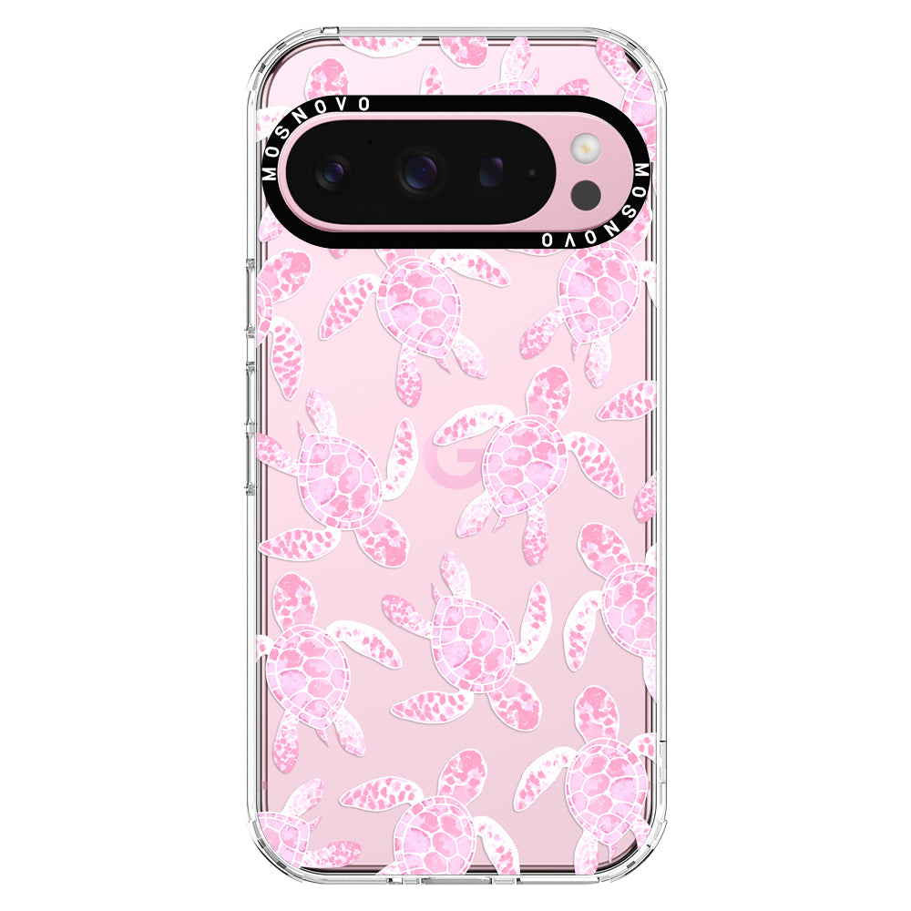 Pink Turtle Phone Case - Google Pixel 9 Pro XL Case