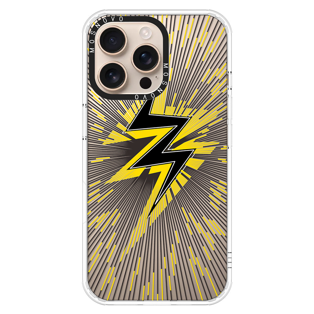 Lightning Bolt Phone Case - iPhone 16 Pro Max Case - MOSNOVO