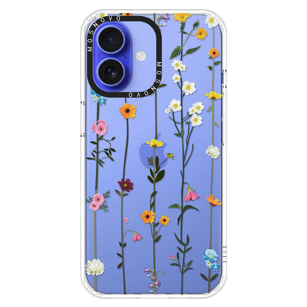 Wildflowers Phone Case - iPhone 16 Case - MOSNOVO