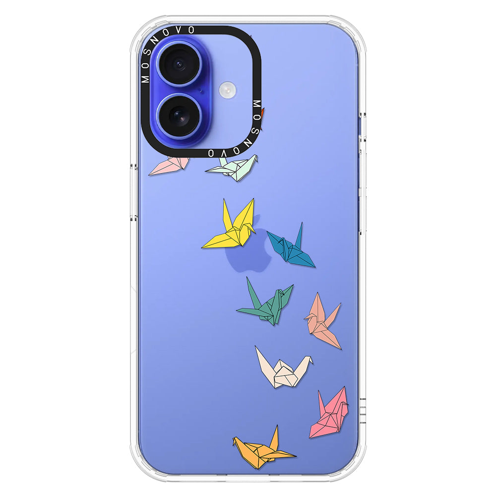 Paper Crane Phone Case - iPhone 16 Case - MOSNOVO