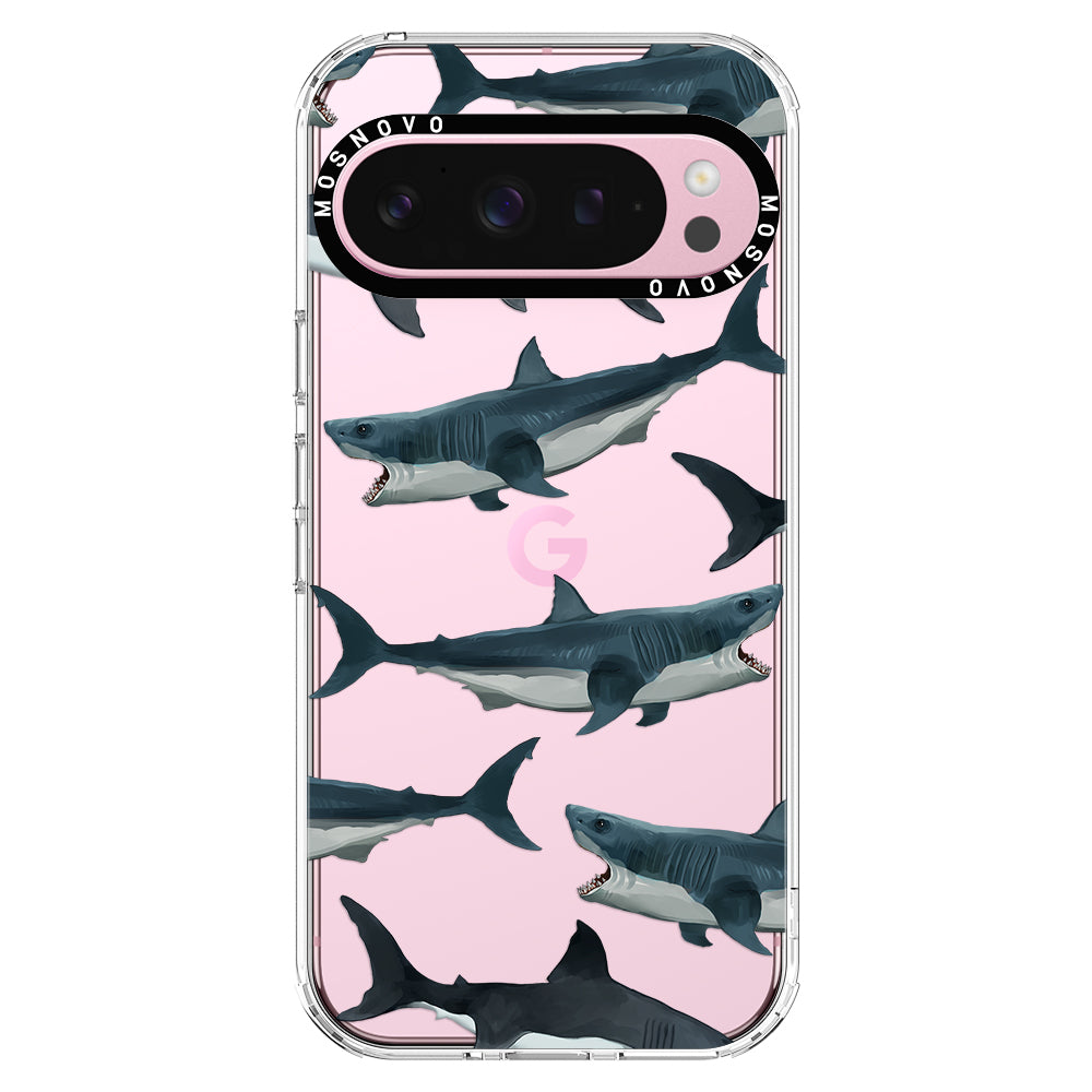 Great White Shark Phone Case - Google Pixel 9 Pro XL Case