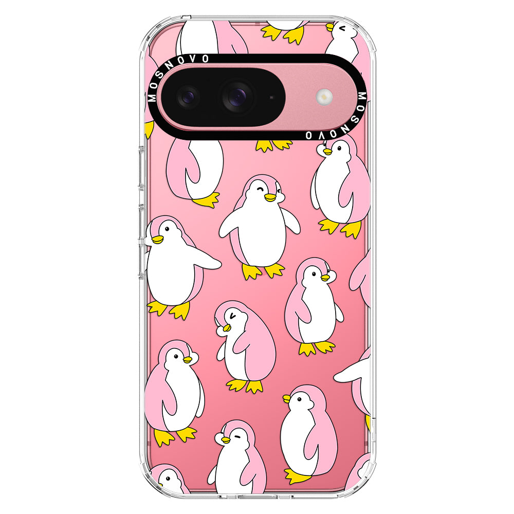 Pink Penguins Phone Case - Google Pixel 9 Case