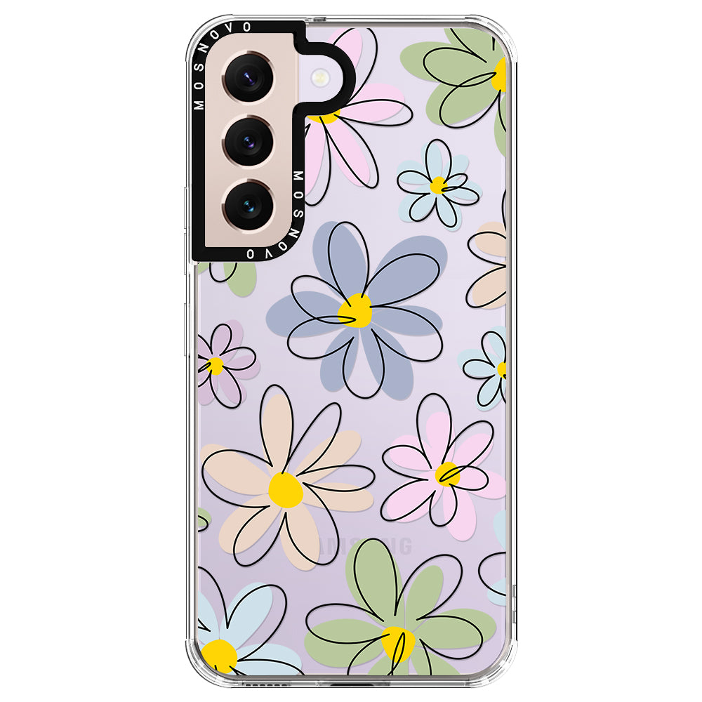 Linear Blooms Phone Case - Samsung Galaxy S22 Case