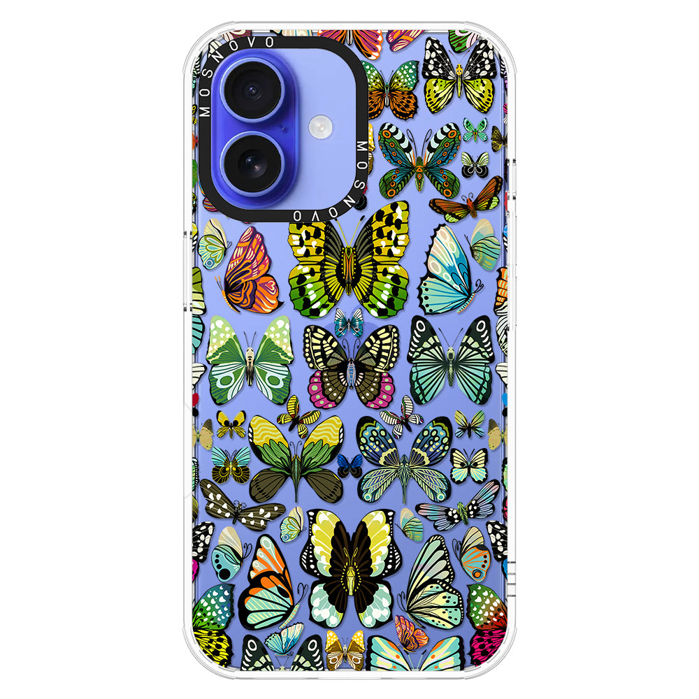 Butterflies Phone Case - iPhone 16 Plus Case - MOSNOVO