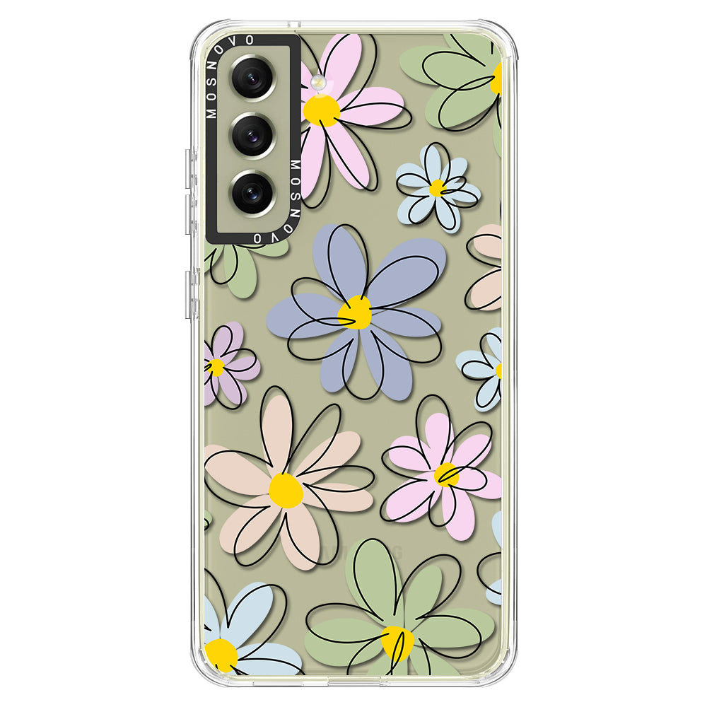 Linear Blooms Phone Case - Samsung Galaxy S21 FE Case