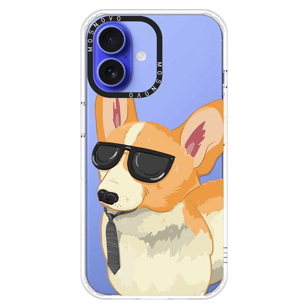 Fluffy Corgi Phone Case - iPhone 16 Plus Case - MOSNOVO