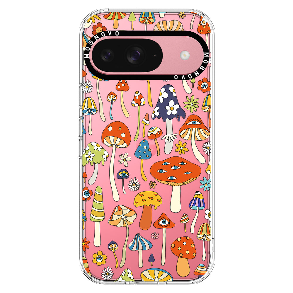 Mushroom Art Phone Case - Google Pixel 9 Case