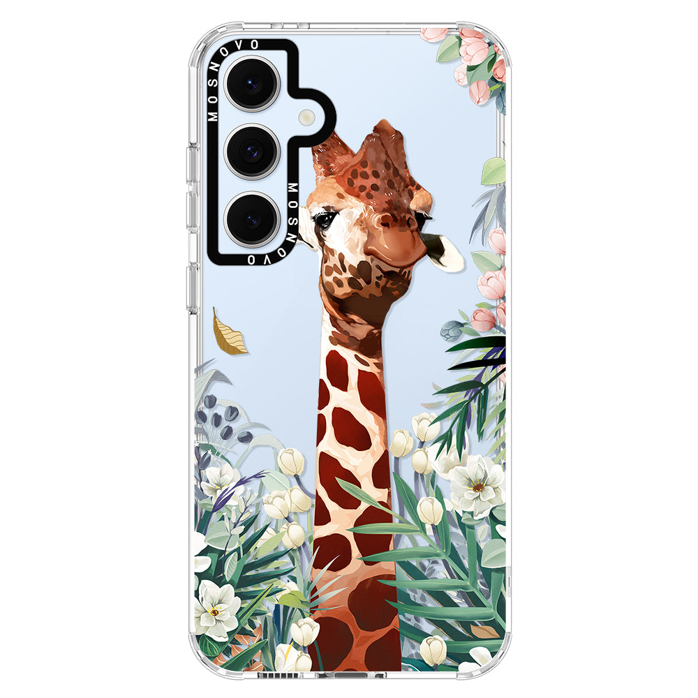 Giraffe In The Garden Phone Case - Samsung Galaxy S24 FE Case - MOSNOVO