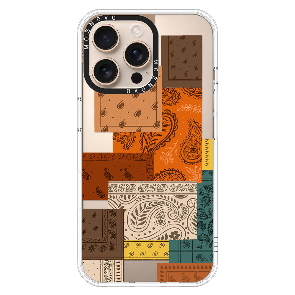 Vintage Paisley Phone Case - iPhone 16 Pro Max Case - MOSNOVO