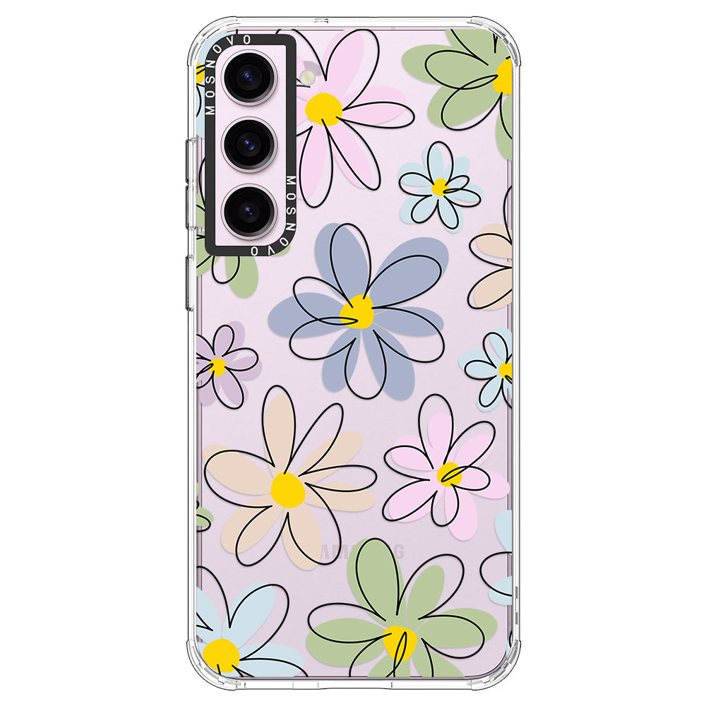 Linear Blooms Phone Case - Samsung Galaxy S23 Plus Case