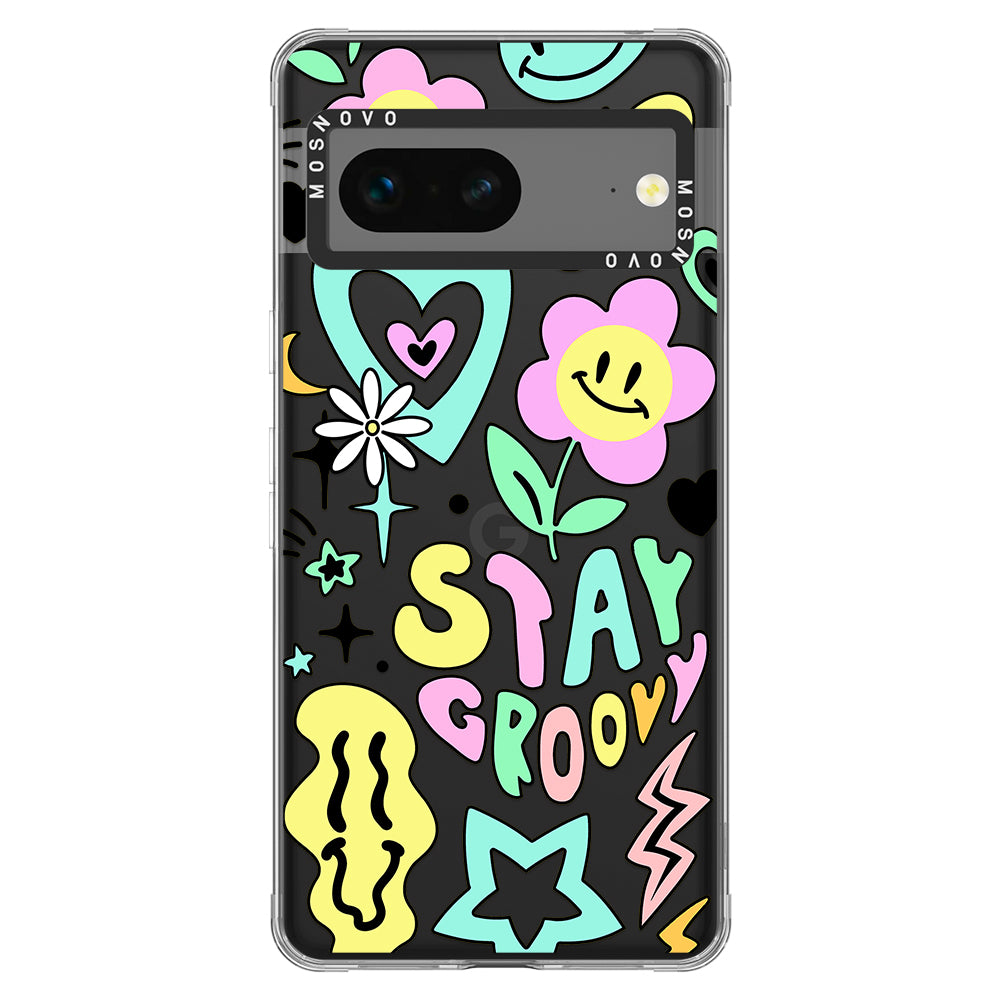 Stay Groovy Phone Case - Google Pixel 7 Case