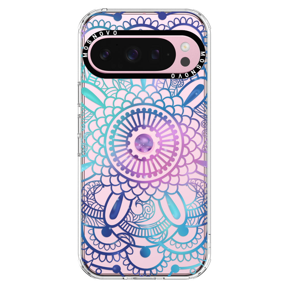 Violet Blue Mandala Phone Case - Google Pixel 9 Pro XL Case