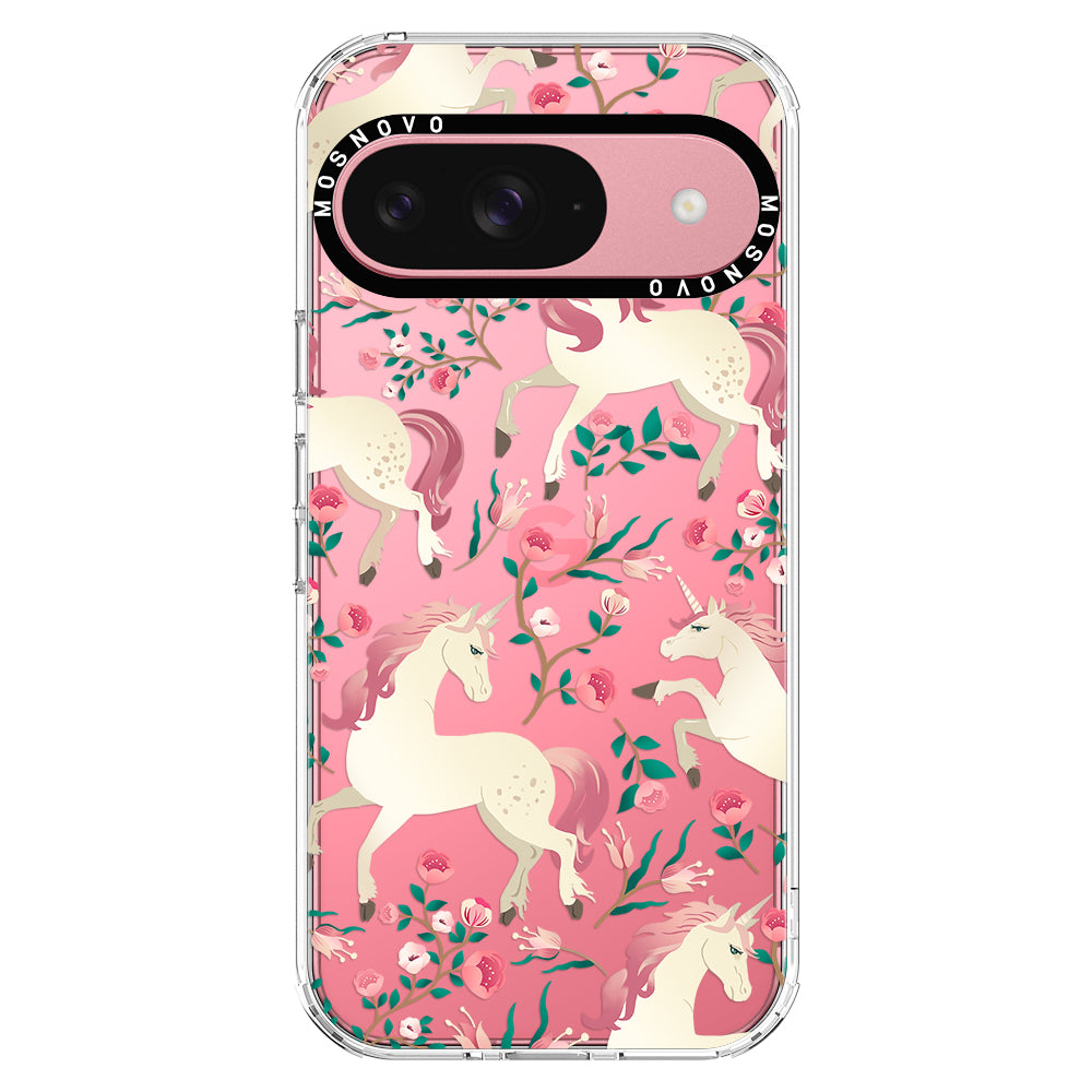 Unicorn Flower Garden Phone Case - Google Pixel 9 Case