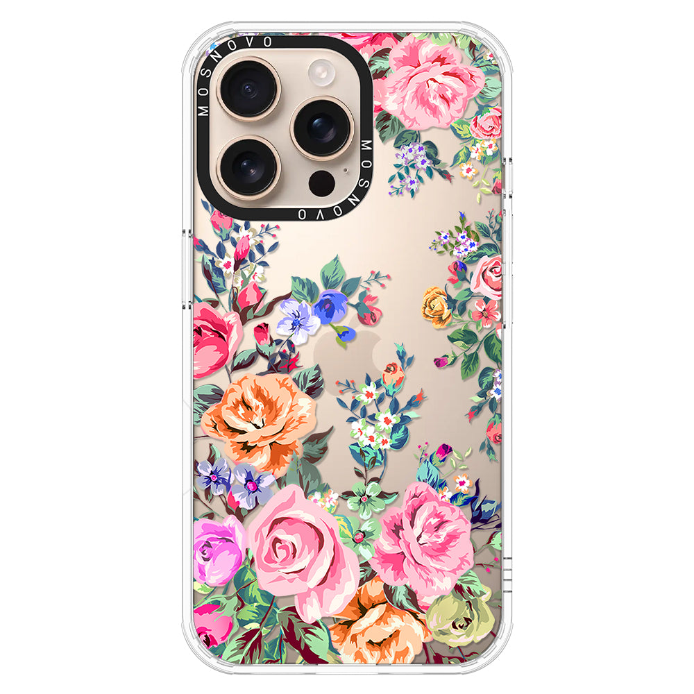 Flower Garden Phone Case - iPhone 16 Pro Max Case - MOSNOVO