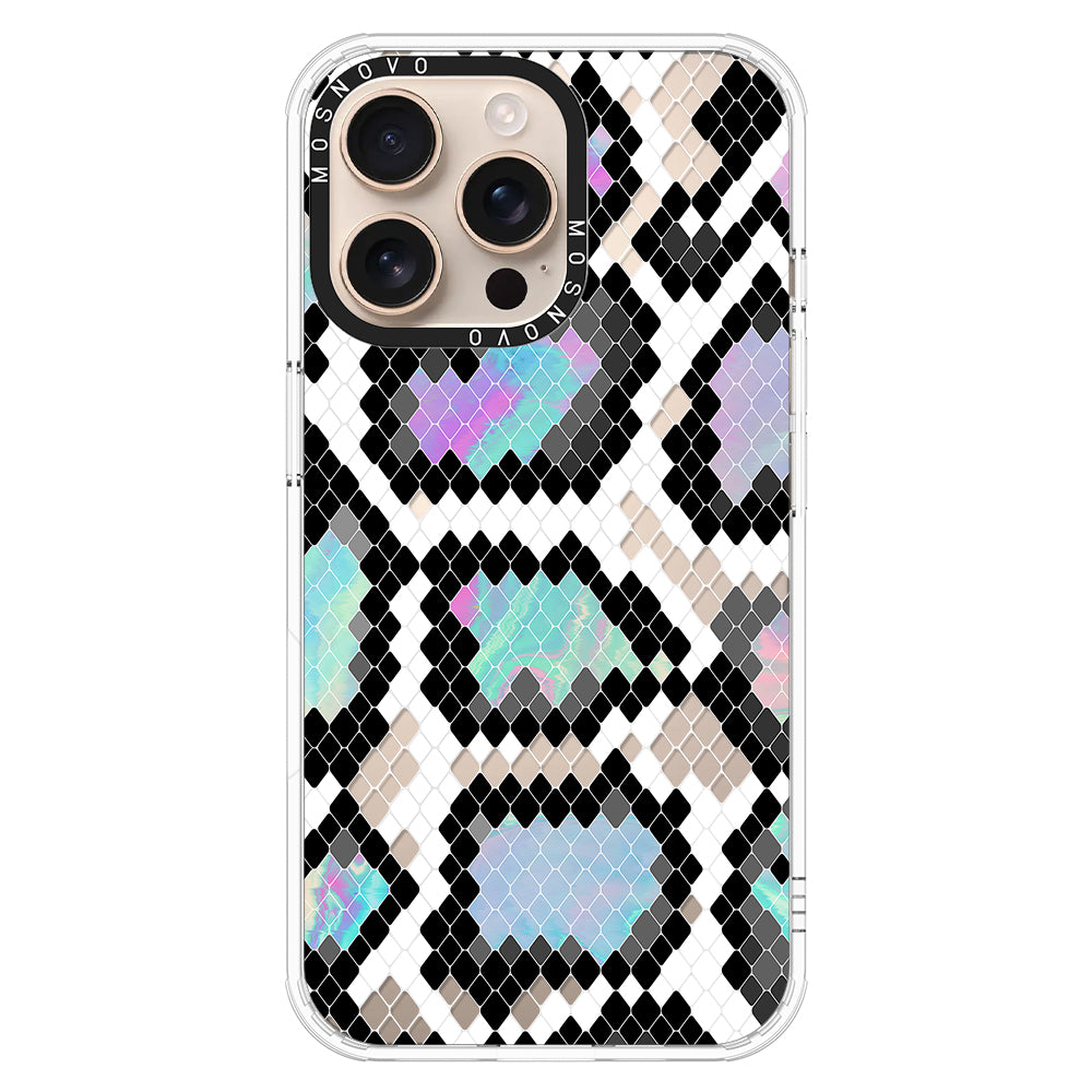 Aurora Snake Print Phone Case - iPhone 16 Pro Max Case - MOSNOVO