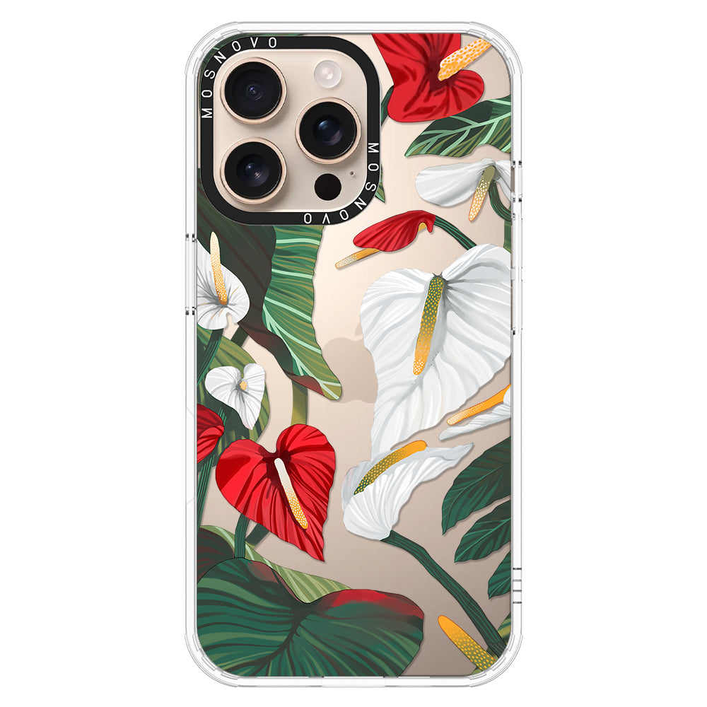 Anthurium Phone Case - iPhone 16 Pro Max Case - MOSNOVO