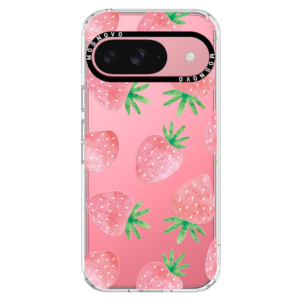 Pastel Strawberry Phone Case - Google Pixel 9 Case