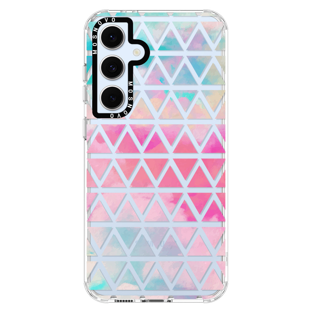 Gradient Triangles Phone Case - Samsung Galaxy S24 FE Case - MOSNOVO