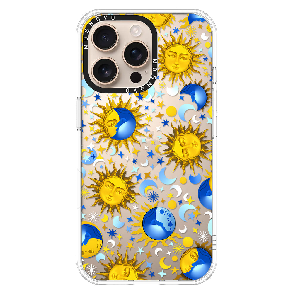 Sun and Moon Phone Case - iPhone 16 Pro Max Case - MOSNOVO