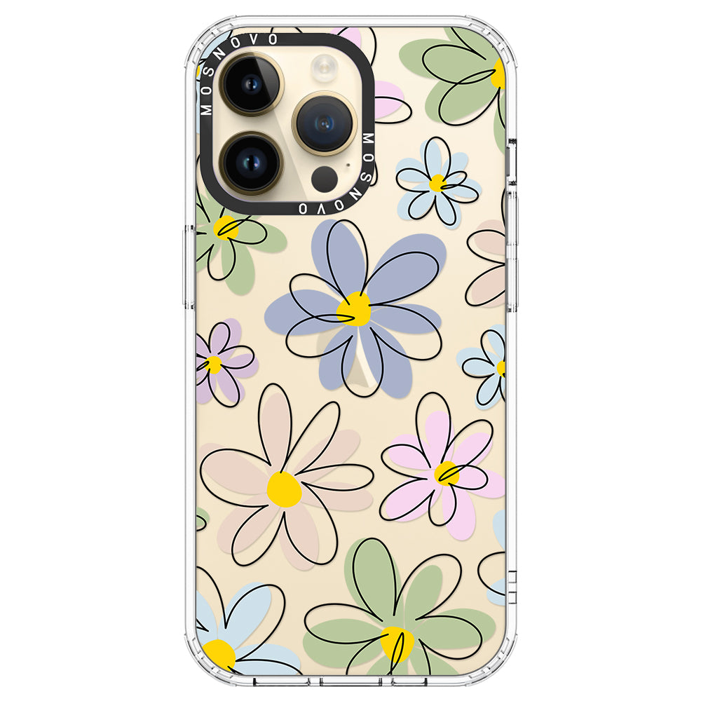 Linear Blooms Phone Case - iPhone 14 Pro Max Case