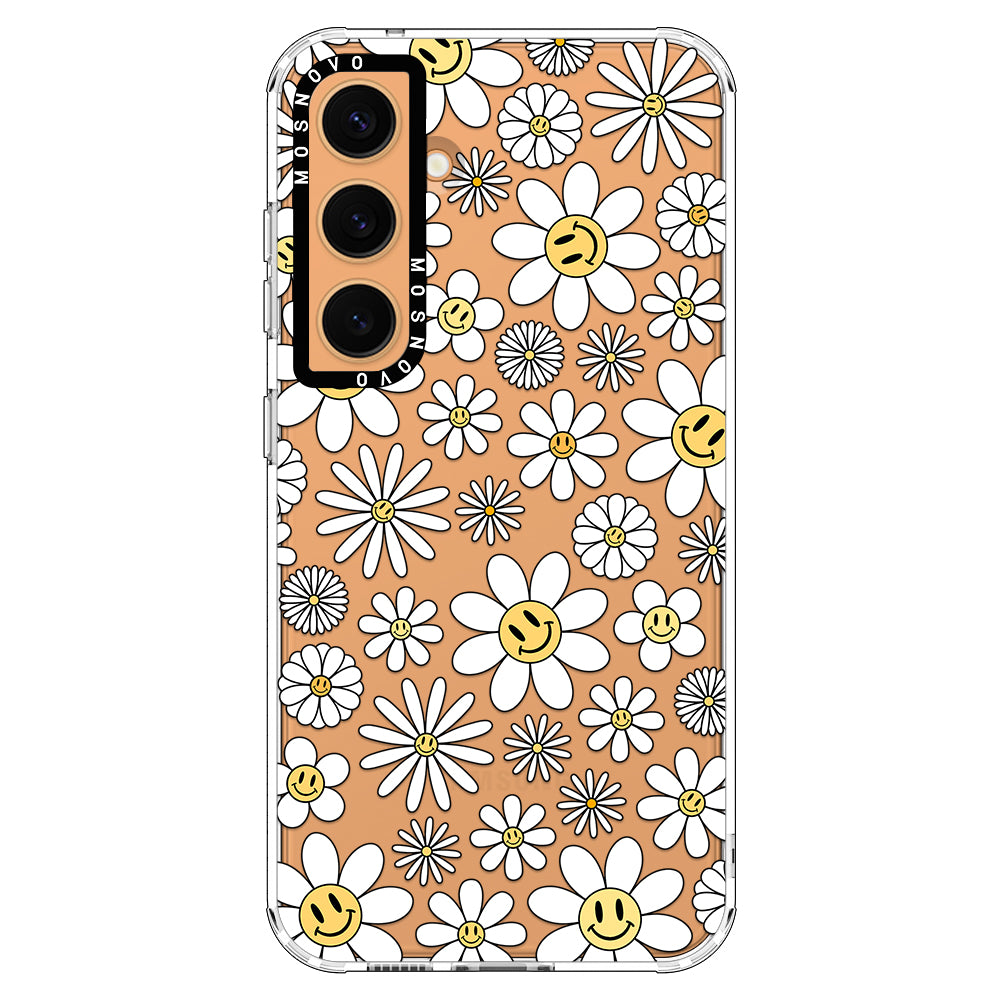 Happy Daisy Blooms Phone Case - Samsung Galaxy S24 Plus Case