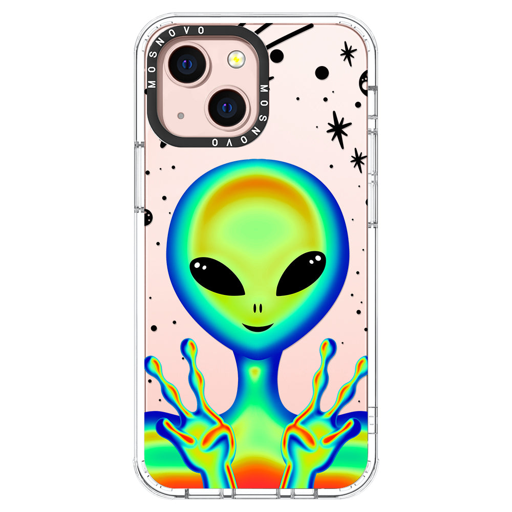 Alien Piece Phone Case - iPhone 13 Mini Case