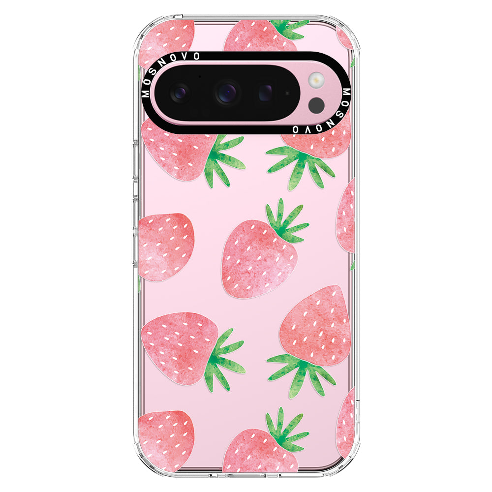 Pastel Strawberry Phone Case - Google Pixel 9 Pro XL Case