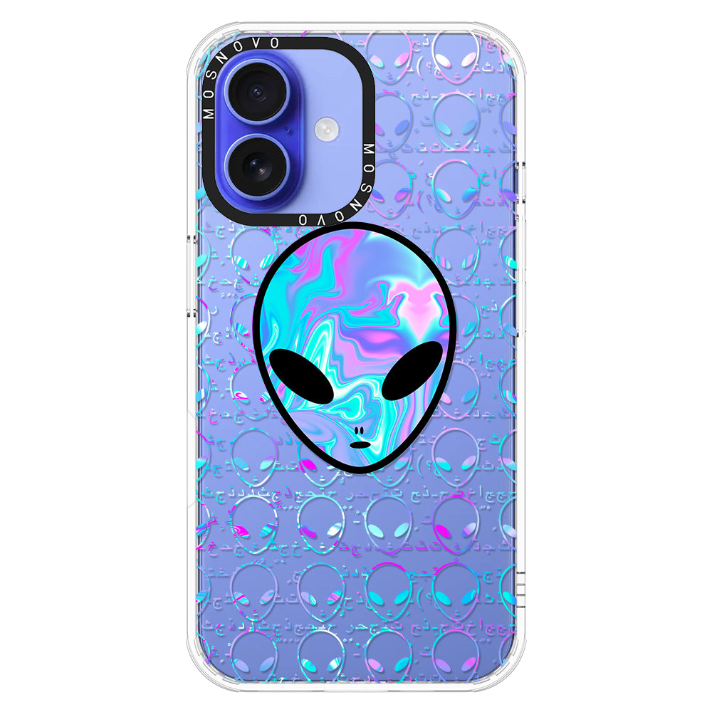 Space Alien Phone Case - iPhone 16 Plus Case - MOSNOVO