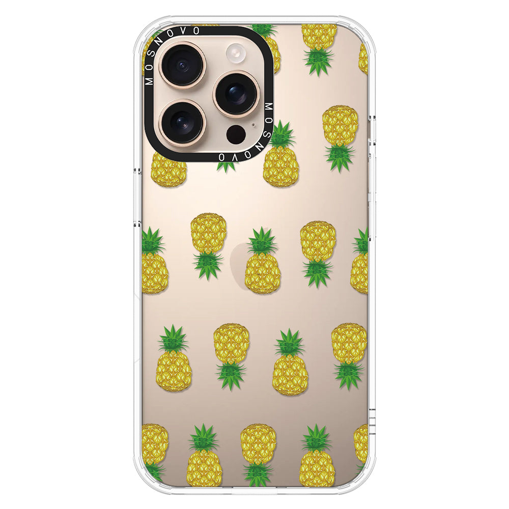 Cute Pineapples Phone Case - iPhone 16 Pro Max Case - MOSNOVO