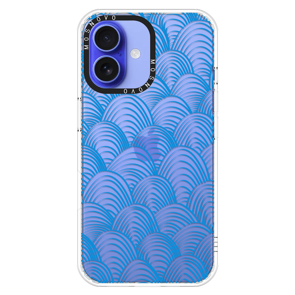 Wavy Wave Phone Case - iPhone 16 Plus Case - MOSNOVO