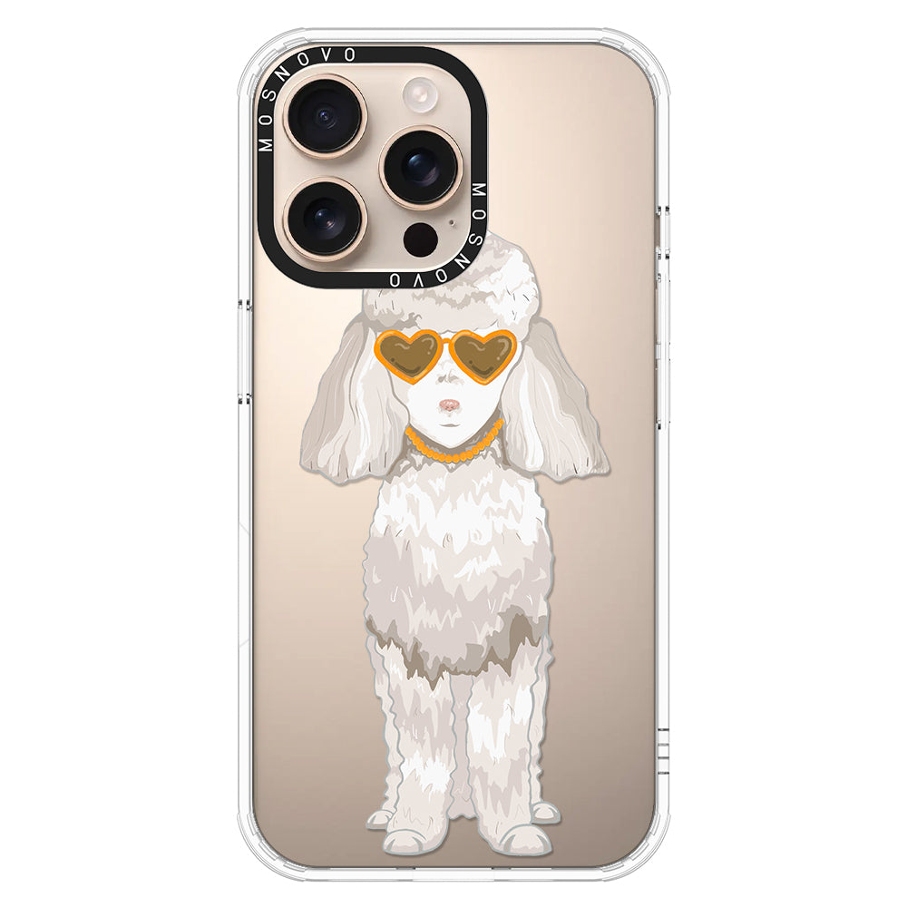 Poodle Phone Case - iPhone 16 Pro Max Case - MOSNOVO