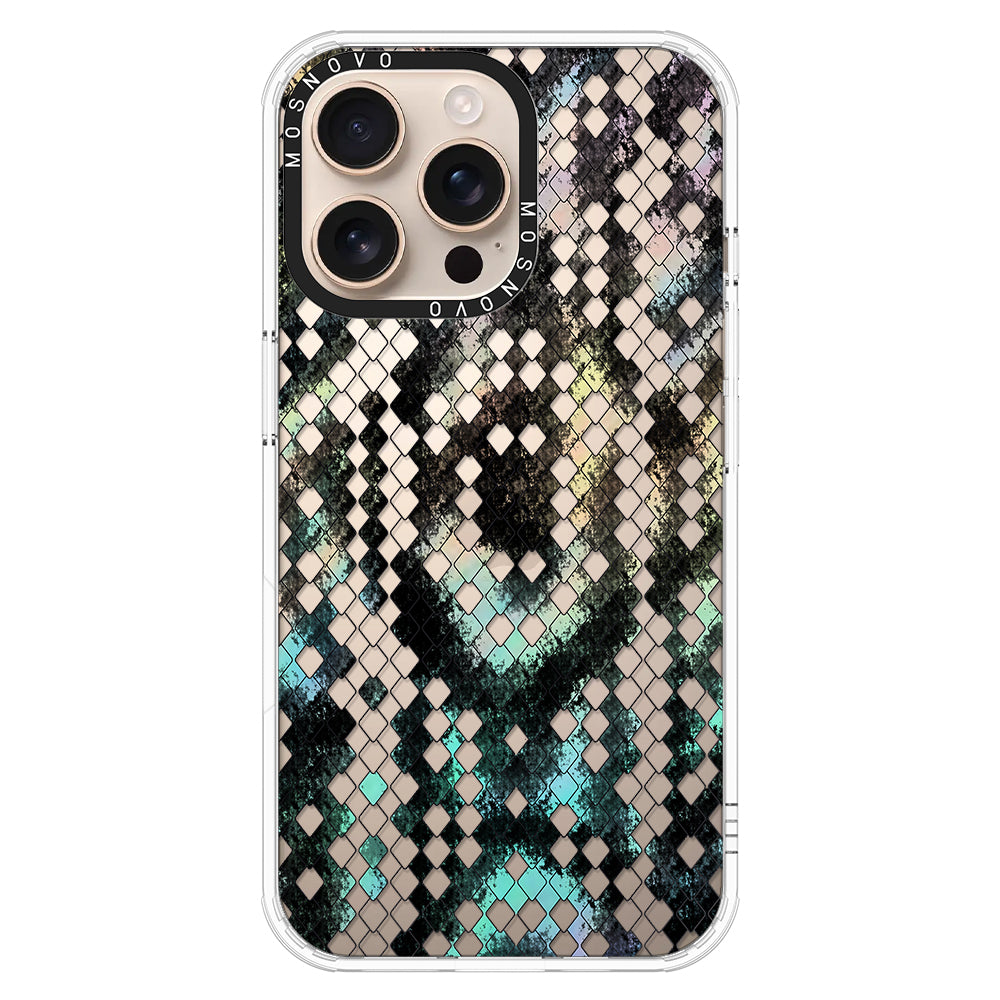 Rainbow Snake Print Phone Case - iPhone 16 Pro Max Case - MOSNOVO