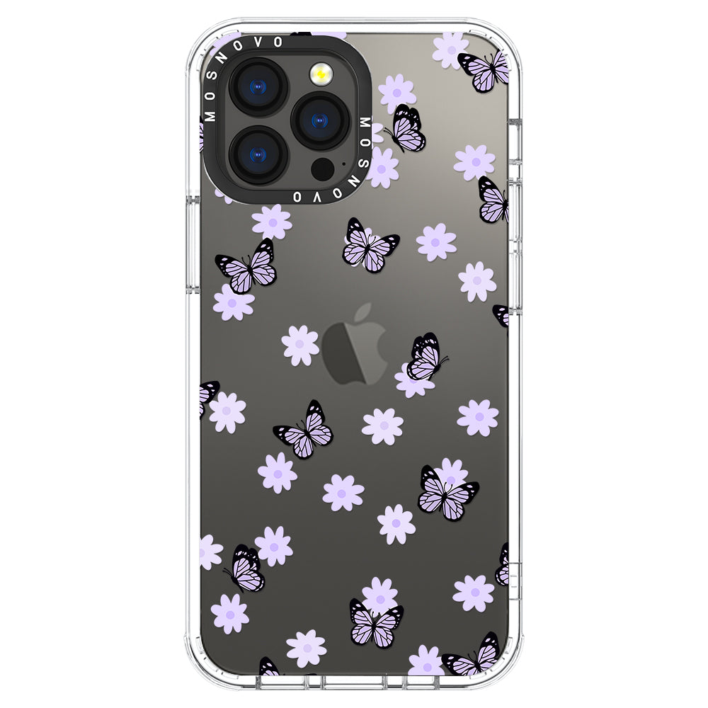 Lilac Butterfly Phone Case - iPhone 13 Pro Max Case