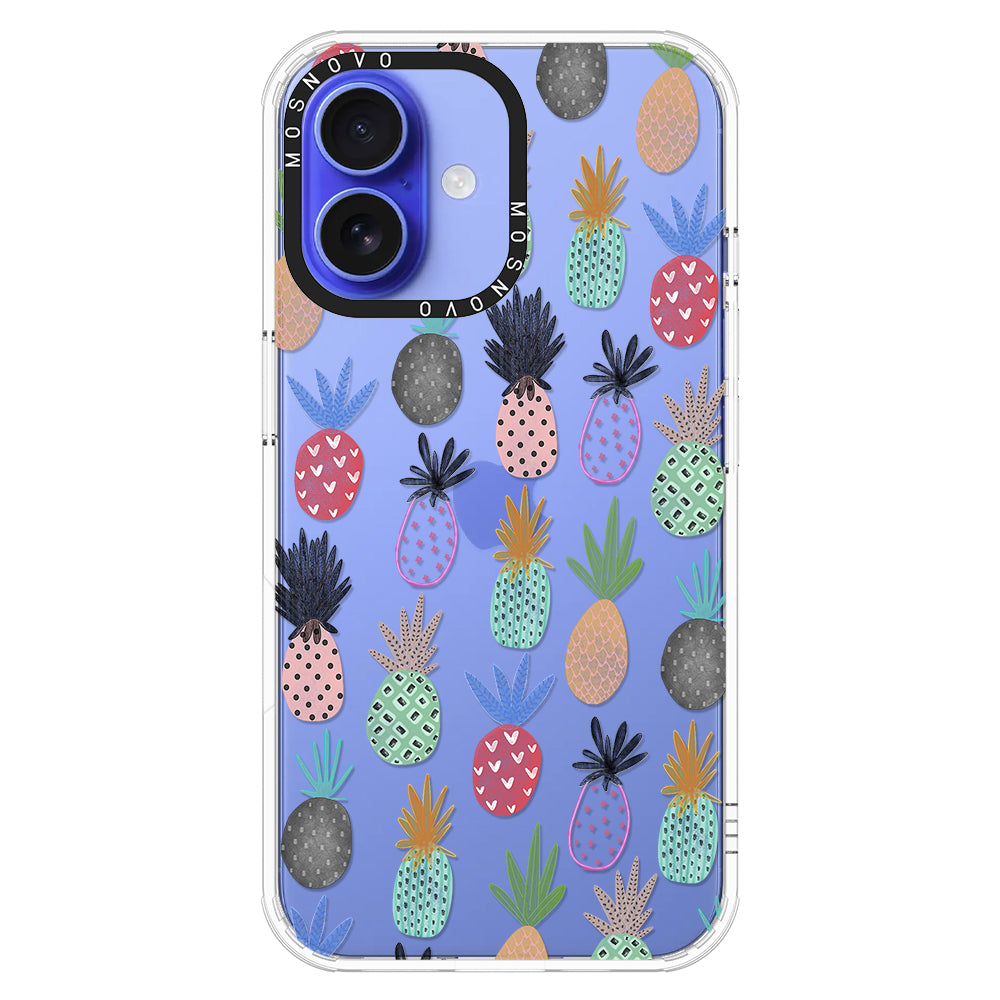 Cute Pineapple Phone Case - iPhone 16 Case - MOSNOVO