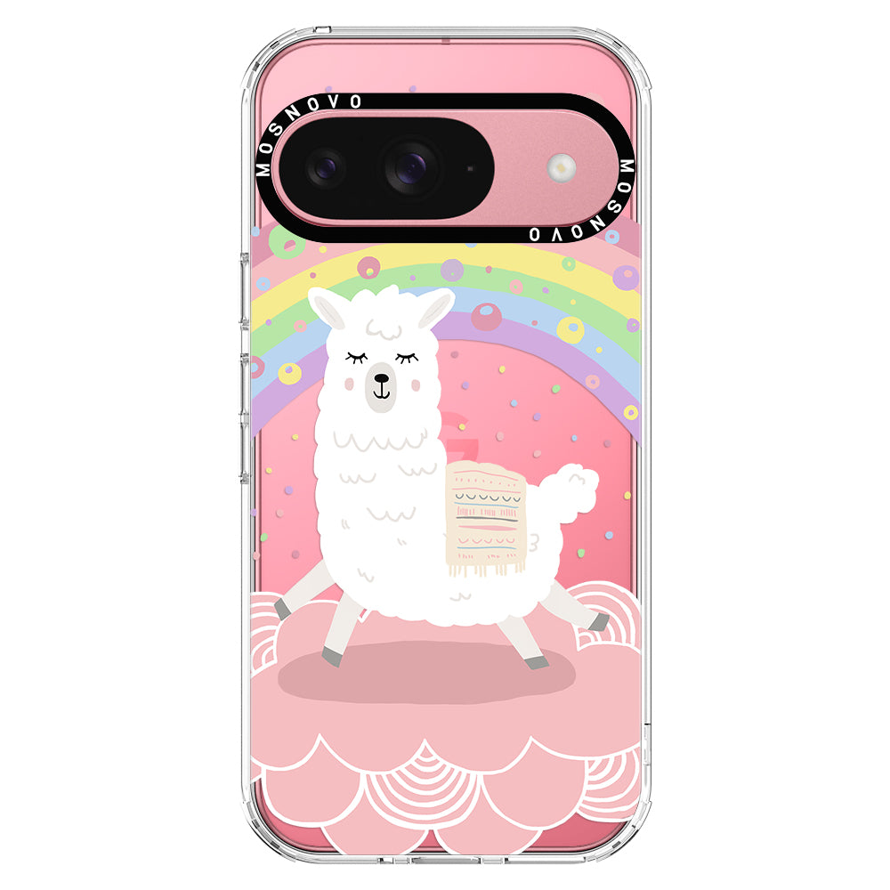 Pastel Rainbow Llama Phone Case - Google Pixel 9 Case