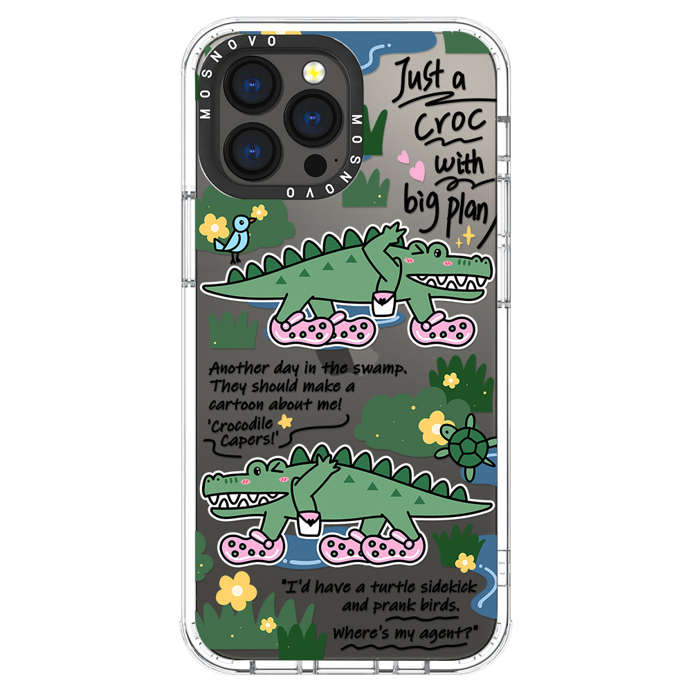 Croc with Big Plan Phone Case - iPhone 13 Pro Max Case