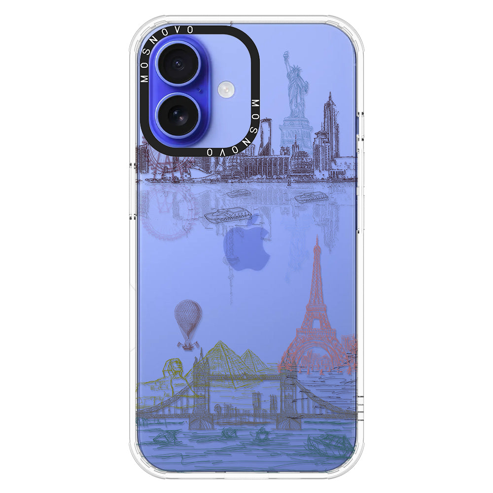 The World City Phone Case - iPhone 16 Case - MOSNOVO