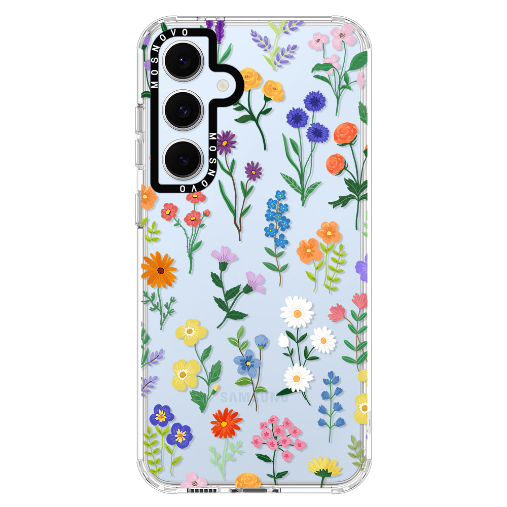 Botanical Floral Phone Case - Samsung Galaxy S24 FE Case - MOSNOVO