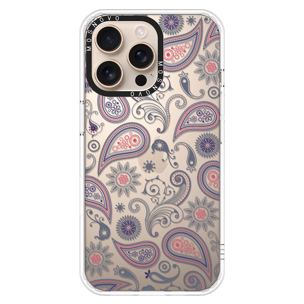 Paisley Phone Case - iPhone 16 Pro Max Case - MOSNOVO