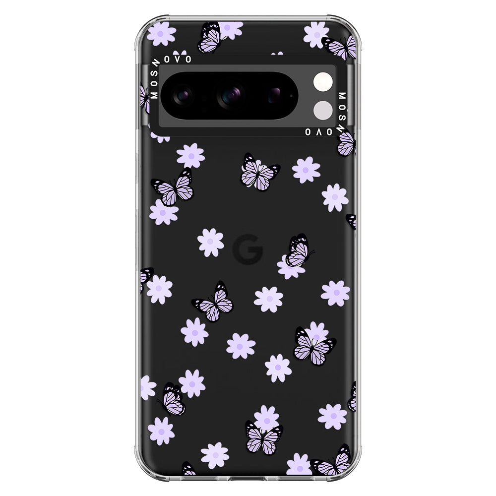 Lilac Butterfly Phone Case - Google Pixel 8 Pro Case