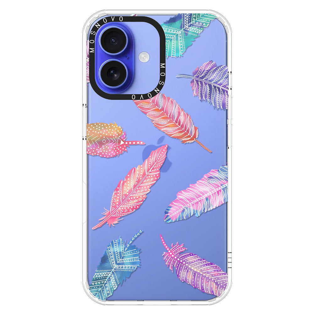 Tribal Feathers Phone Case - iPhone 16 Case - MOSNOVO