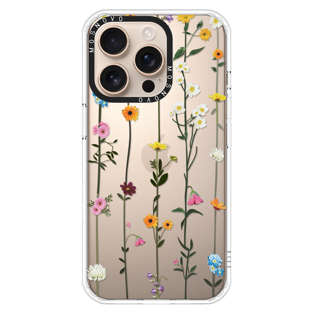 Wildflowers Phone Case - iPhone 16 Pro Case - MOSNOVO