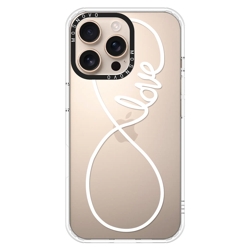 Infinity Love Phone Case - iPhone 16 Pro Max Case - MOSNOVO