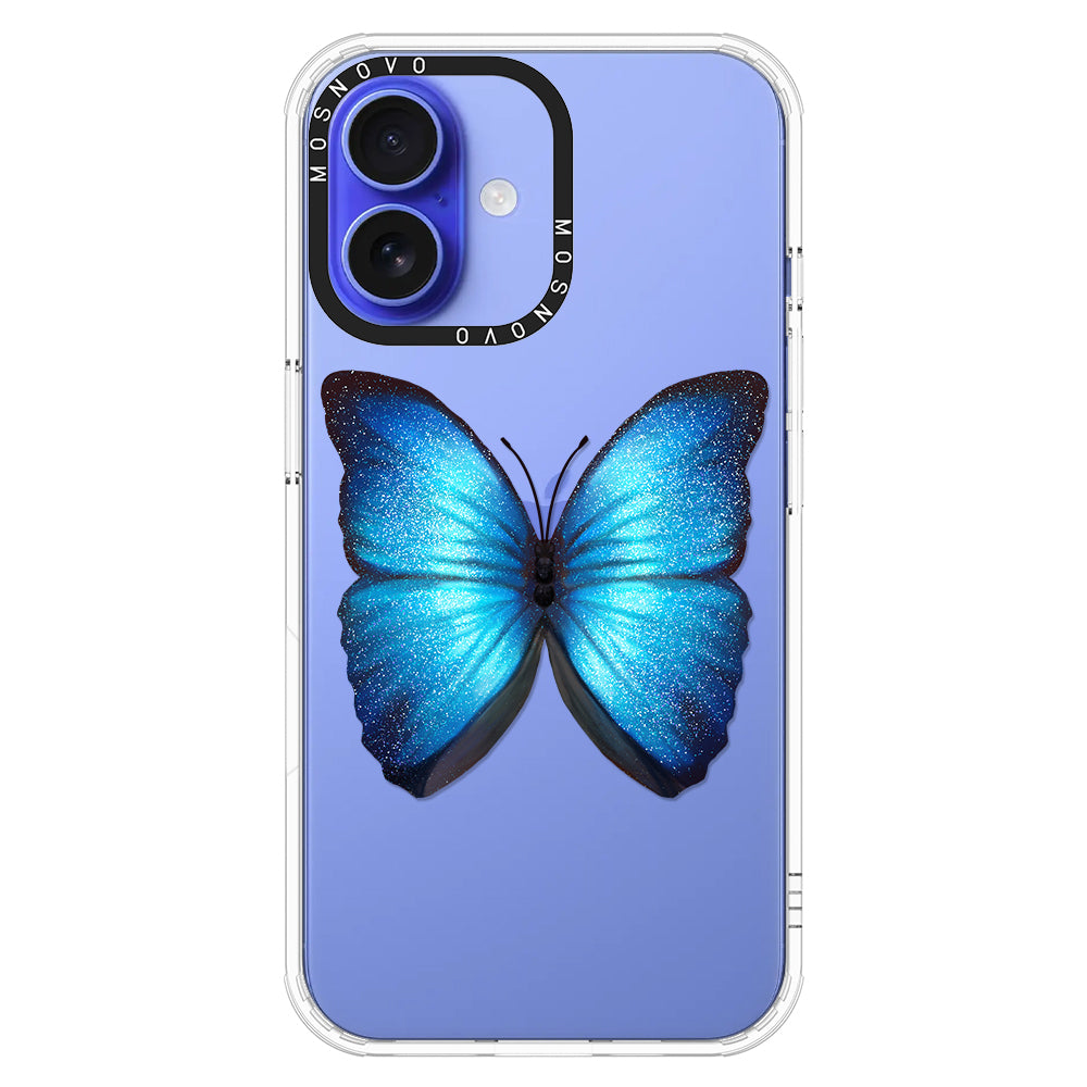 Shimmering Butterfly Phone Case - iPhone 16 Plus Case - MOSNOVO