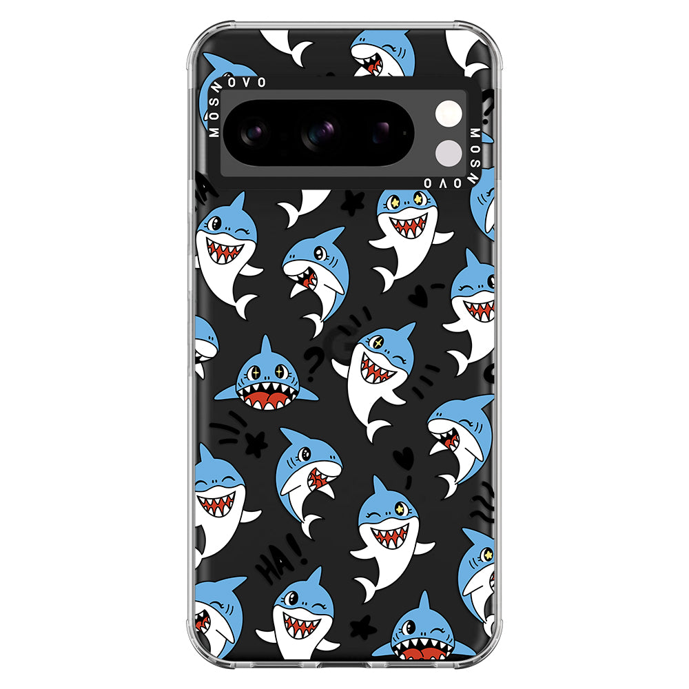 Cute Sharks Phone Case - Google Pixel 8 Pro Case