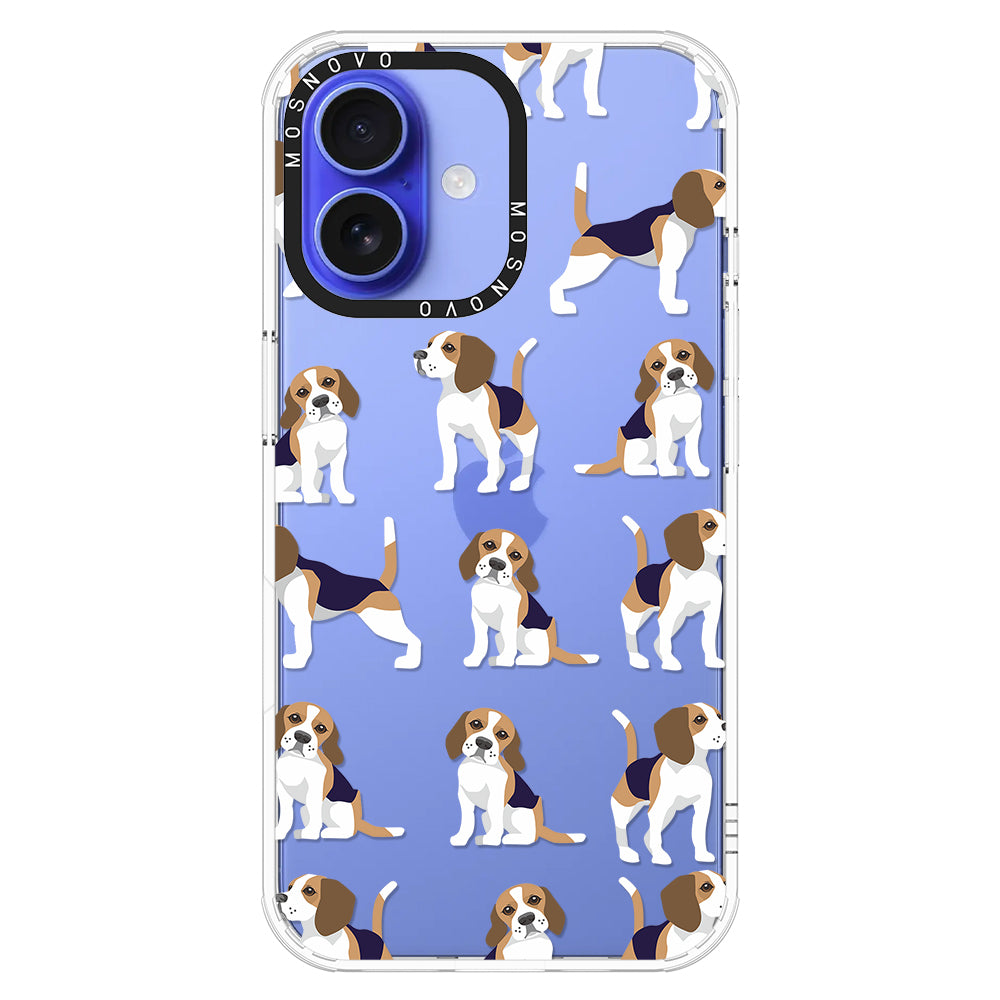 Cute Beagles Phone Case - iPhone 16 Case - MOSNOVO